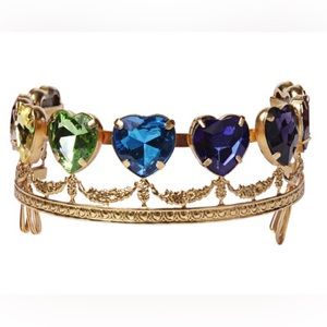 MORDEKAI RAINBOW HEART TIARA 🌈💛👑💕👸